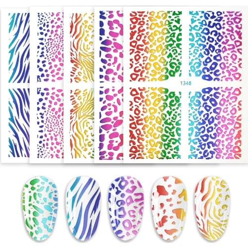Rainbow Nail Stickers Gold Silver Laser Stickers for Nails Metal Color Nail Art Decals Foils Ultra Thin Slide Nail Strip Girls