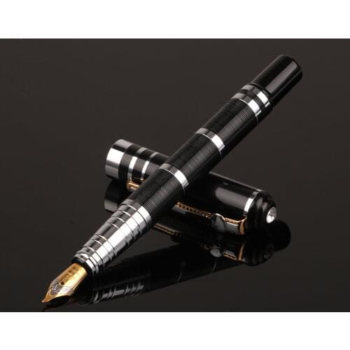 Luxury Metal Fountain Pen Roller Pen Office School Stationary Nibs for Fountain Pens 0.5mm 1.0mm Customized Logo Gift