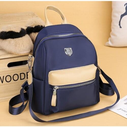 Fashion Backpack Women High Quality Waterproof Oxford Simple Aesthetic Large Capacity Student School Bag Laptop Bag Light Travel