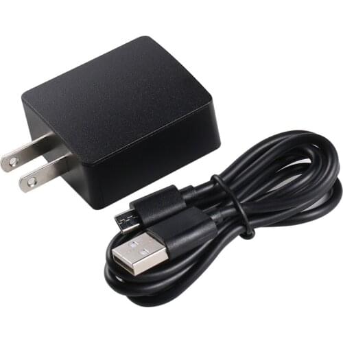 K6 Black Multiple Built-in Safeguards USB Travel Wall Charger Fast Charge Adapter US/UK Plug for Smartphone