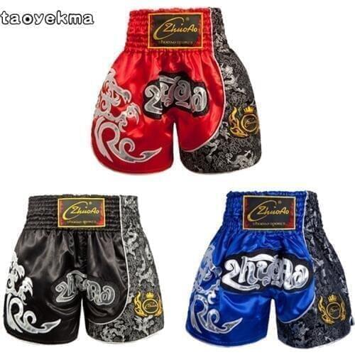 MMA kickboxing Fight Grappling Short Shorts Tiger Muay Thai Boxing Shorts Mma Sanda Cheap Clothes Boxing Trousers Print Shorts