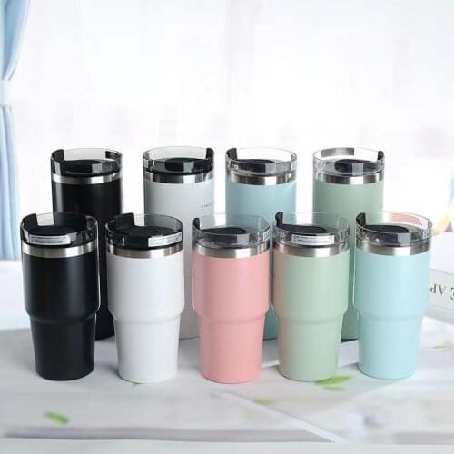 20oz 30oz Stainless Steel Wholesale Double Walled Vacuum Insulated Travel Coffee Tumbler Car Cup Accompanying Handy Cup