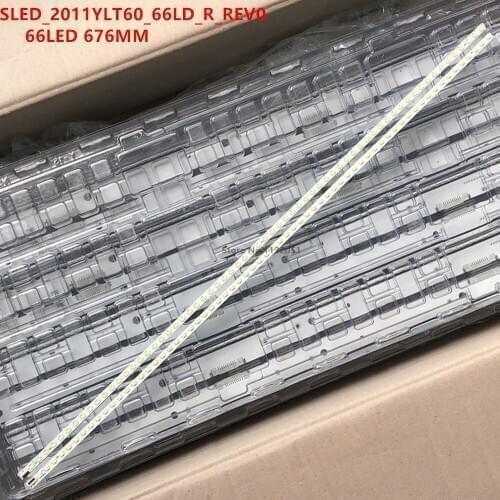LED Backlight strip SLED_2011YLT60_66LD_R_REV0 61.P4602G001 61.P4603G001 1piece=66LED 676MM