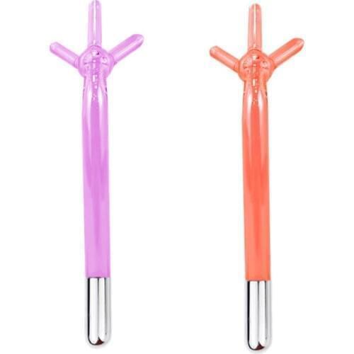 High Frequency Glass electrode accessory HF Electrodes Tube DarsonvalHair Massager Wand Face Skin Care Device