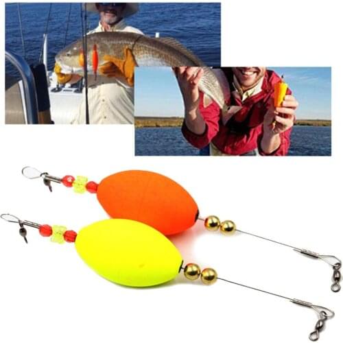 1* Fishing Buoy Weighted Pop-up Cork Orange Suitable For Sea Fishing Light Stick Gear Accessories 19.5cm