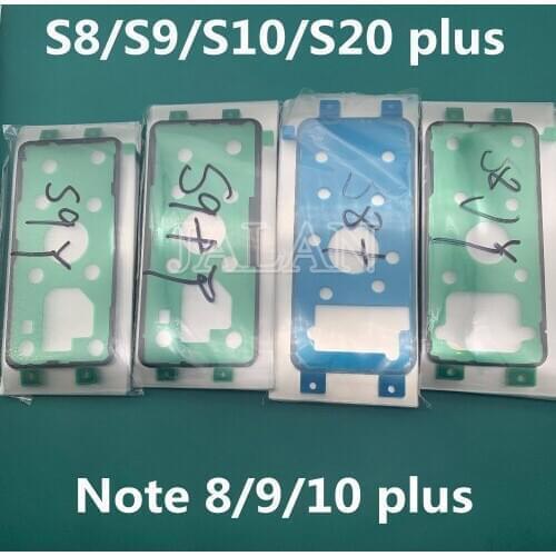 10pcs Frame Battery Adhesive Sticker For Samsung S20/S20 Plus/S8/S8 Plus/S9/S9 Plus/Note 8/9/10 plus Back Cover Glue