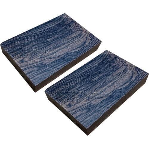 African Blackwood Knife Piercing handle material crude wood woodwork DIY 120*40*10MM-2pcs Mozambique Ebony