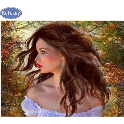 Diamond painting Picture Of Rhinestone full square/round drill Diamond Embroidery"woman painting"diamond Mosaic Home Decor gift