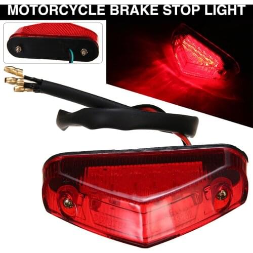 1pcs Motorcycle Light DC 12V 12LED Red Brake Stop Tail Light DRL Indicator Lamp for ATV Dirt Bike Motorcycle