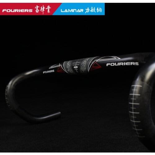 FOURIERS HB- RA001-N2 Full carbon fibre road bicycle handlebar bent bar Integrated molding bike 216g 31.8mmx400/420/440mm
