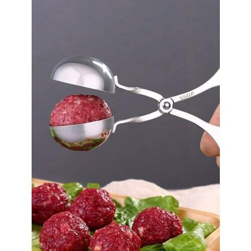 Meatball clip artifact 304 stainless steel polishing is easy to use, used for shrimp balls, beef balls, chicken balls