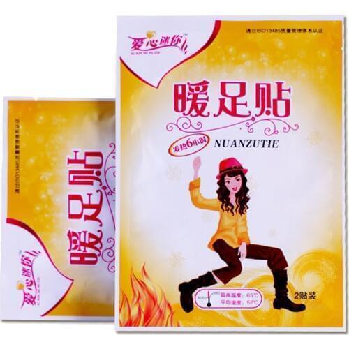 New Warm Foot Patch Feet Health Care Self-heating Insole Foot Warmers 20Pieces(10 pairs) Adhesive Body Warmer Heating Patch