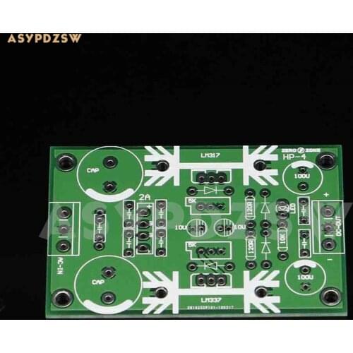 HP4 (LM317 LM337) Adjustable filtering power supply PCB Regulator PSU PCB