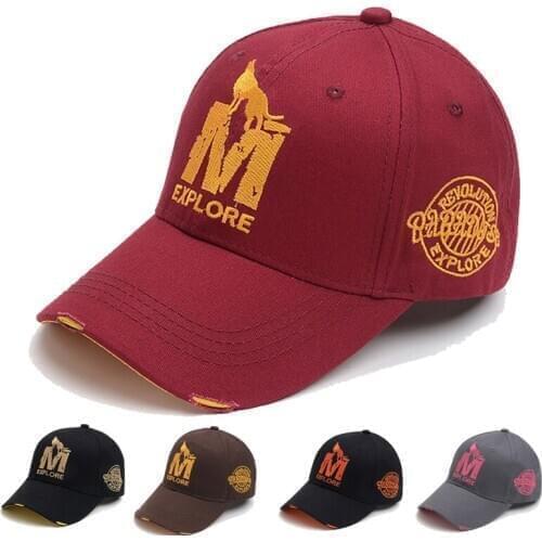 Mens Baseball Cap British Wolf Embroidery Vintage Hats Bone Mens Caps Summer Outdoor Womens Cap Kpop Sun Hat