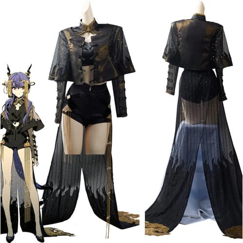 Arknights Ambience Synesthesia Ch‘en Cosplay Costume Outfits Halloween Carnival Suit