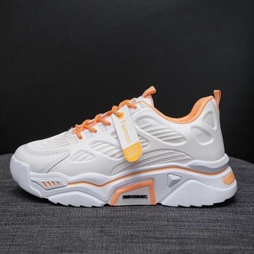 Fashion Women Chunky Sneakers Platform Ulzzang Vulcanized Shoes Woman Lace Up Sports Casual Shoes Tennis Female 2021 Autumn