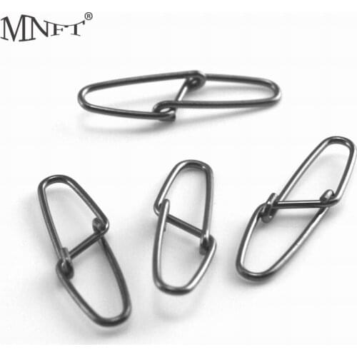 MNFT 30Pcs Quality Steel Barrel Swivel Rings Solid Enforce Fishing Pin Snap Connector Fishing Accessory