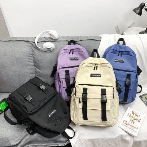 Fashion Womens Backpack Summer New Trendy Oxford Large Capacity Schoolbag For Girls Waterproof Anti-theft Traveling Backpacks