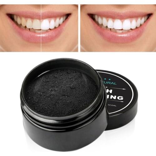 Bamboo Charcoal Teeth Whitening Set Toothpaste Strong Formula Whitening Tooth Powder Toothbrush Oral Hygiene Cleaning TSLM1