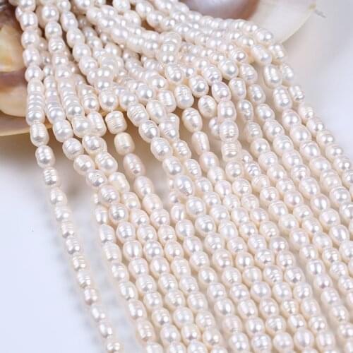 Real Cheaper 8-9mm White Natural Freshwater Potato Shape Pearl Strand For Jewelry Making