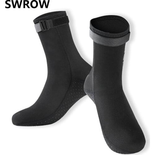 3MM neoprene diving socks adult snorkeling warm swimming beach socks surfing quick-drying non-slip anti-scratch diving socks