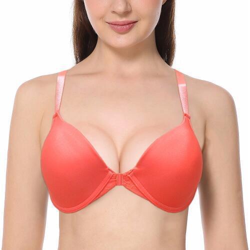 New Sexy Women Bra Front Closure Thin Lace Back Y-line Straps Underwire Underwear Lingerie 32 34 36 38 40 42 44 A B C D DD Plus