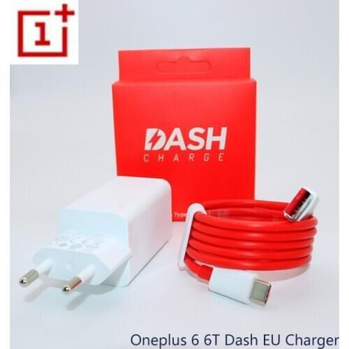 Original OnePlus 6 Dash Charger adaptive One Plus 7 6t 5t 5 3t 3 Smartphone Fast charge Power Adapter 1M/2M Usb 3.1 Type c Cable