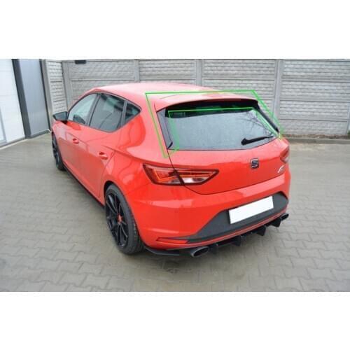 Seat Leon MK3 5F 2013 2019 FR Style Plastic Spoiler