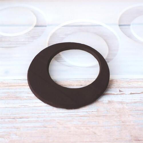 The hollow circle shape Non-stick Silicone Chocolate Mold Ice Molds Cake Mould Bakeware Baking Tools