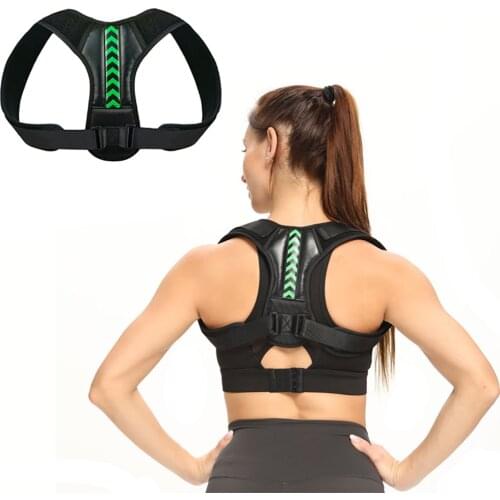 Adjustable Back Posture Corrector Back Support Clavicle Spine Brace Orthopedic Corset Home Office Upper Waist Reshape Body