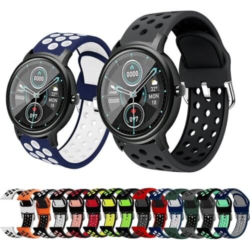 For Xiaomi Mibro Air Strap 20mm Silicone Watchband For Xiaomi Mibro Color/Mi bro Air Band Sport Bracelet Wristband Correa