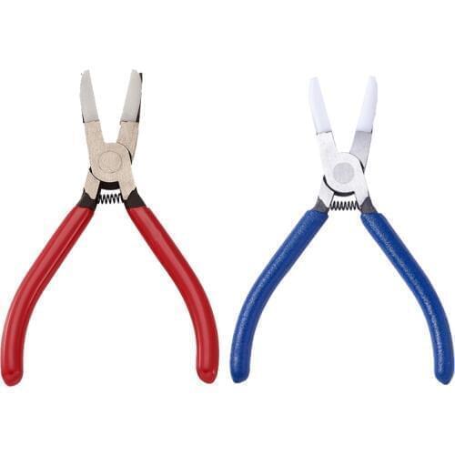 Carbon Steel Jewelry Pliers Tools Flat Nose Pliers with Snipe Covers for jewelry DIY making Tool Equipments 142x98x10mm F80