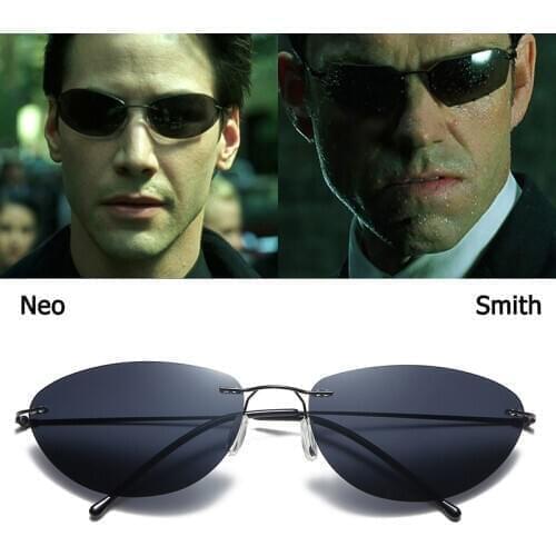 JackJad The Matrix Cool Neo Smith Style Polarized Sunglasses Men Titanium Alloy Driving Brand Design Sun Glasses Oculos De Sol