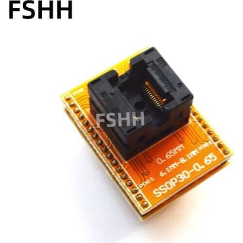 TEST NEW TSSOP30 to DIP30 CH-SSOP30-065Y 0.65MM IC Test Socket / SSOP30 to DIP30 Programmer Adapter
