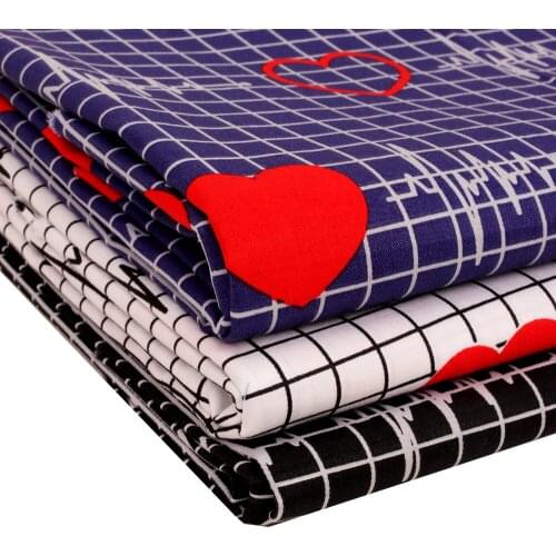 100% Cotton Fabric By Half The Yard Sewing Fabrics ECG Printed Cloth Sheet DIY Craft Supplies Dress Making Material 45*150cm 1pc