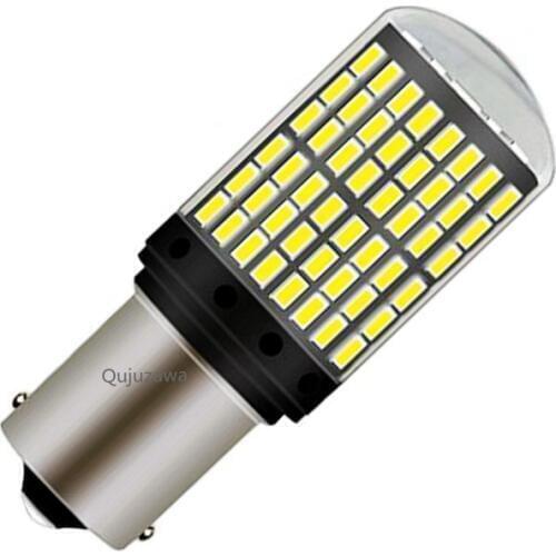 1pcs 1156 BA15S P21W 7506 2000Lm Super Bright LED Canbus No Error Car Brake Bulbs Auto Backup Reverse Lamp Daytime Running Light