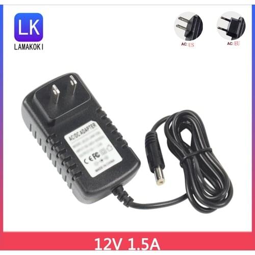 1pcs AC 100V-240V to DC 12V 1.5A 1500MA power supply charger Converter projector power Adapter 12 V Volt for projector