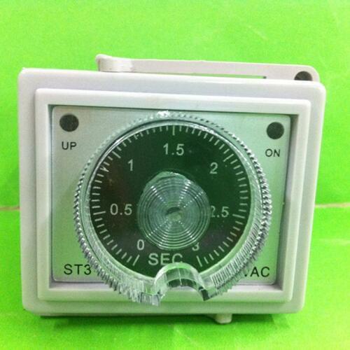 1pcs Foot Sealer Heating Time Regulator Relay AC 220V 8 Pins 0-3 Seconds On-Up