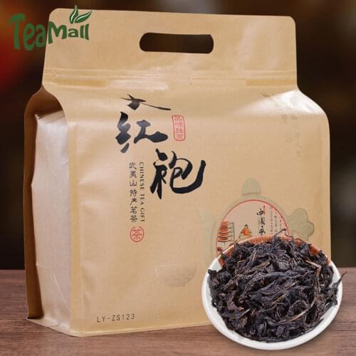 2021 Wuyi Mountain Tea Chinese Big Red Robe Rock Oolong Chinese Tea Loose Leaf with Floral Scent 500g
