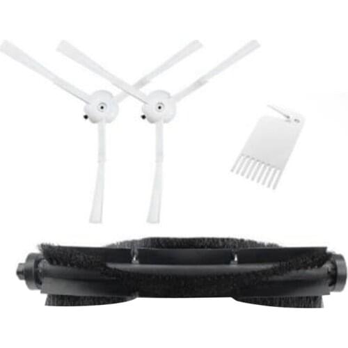 For 360 Sweeper Robot Accessories S7 / S5 Sweeper Main Brush Edge Brush (A Pair) Small White Comb Suit