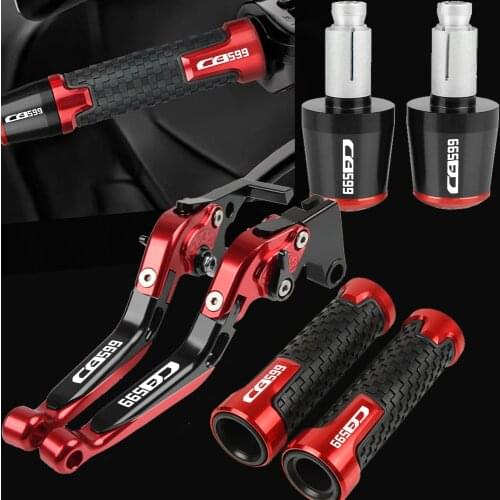 Motorcycle Aluminum Brake Clutch Levers Handlebar grip end plug For HONDA CB599 CB 599 HORNET 2007 2008 2009 2010 2011 2012 2013
