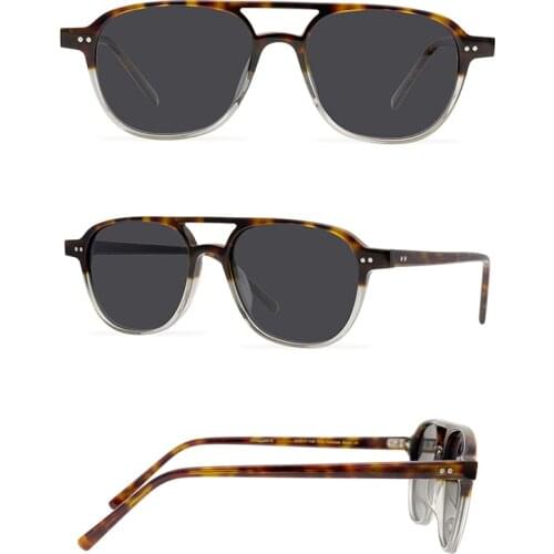 Belight Optical Japan Handmade Quality Cool Vintage Retro Women Men UV400 Protection with Case Oculos Punk Sunglasses 9515