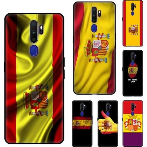 Spain Flag For OPPO A5 A9 2020 A53 A31 A1K A3S A5S A15 A52 A72 A92 A91 F5 F7 Reno 4 Pro 2 Z Case