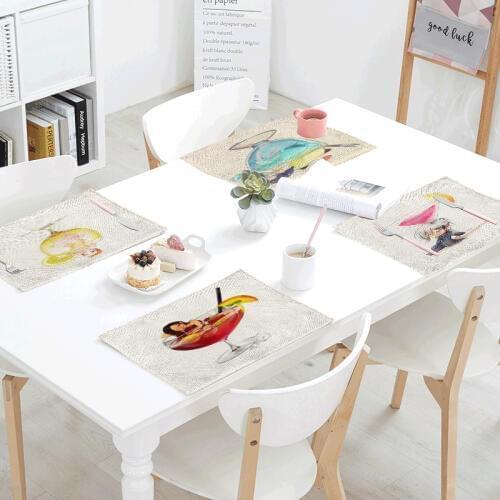 Cocktail Table Mat New Design Tablecloth Animals Kitchen Decoration Tea Towel Fashion Gift Catering Accessories Napkin