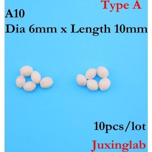 Laboratory PTFE magnetic stir bar ptfe bar A10. type A . A10 Dia6mm length 10mm