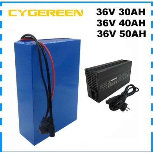 36V 25AH 30AH 40AH Ebike Battery 36 V Lithium Electric Bike Battery Pack for bafang motor With 18650 cells 42V 5A Charger
