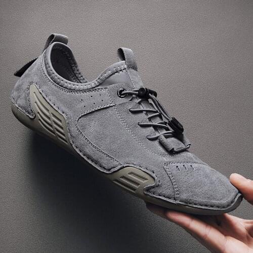 Octopus Mens Casual Loafers British Style Men Designer Sneakers for Men Breathable Elastic Band Leather Sneakers