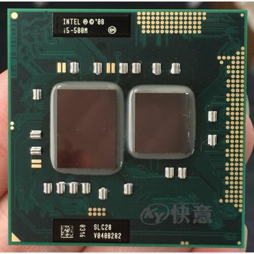 Intel Core i5-580M i5 580M SLC28 2.6 GHz Dual-Core Quad-Thread CPU Processor 3W 35W Socket G1 / rPGA988A