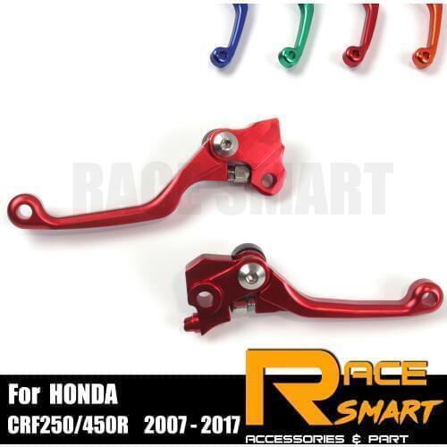 For HONDA CRF250 2007 - 2017 Alloy Motorcycle Brake Handle CNC Motorcycle Clutch Brake Lever Handle Pivot Brake Clutch Levers