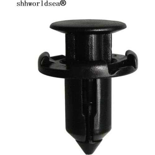 Shhworldsea 10pcs 9mm for Honda Mazda Mitsubishi Lotus Auto Plastic Rivet Fastener Clamp Car Bumper Fender Liner Fixed Clips